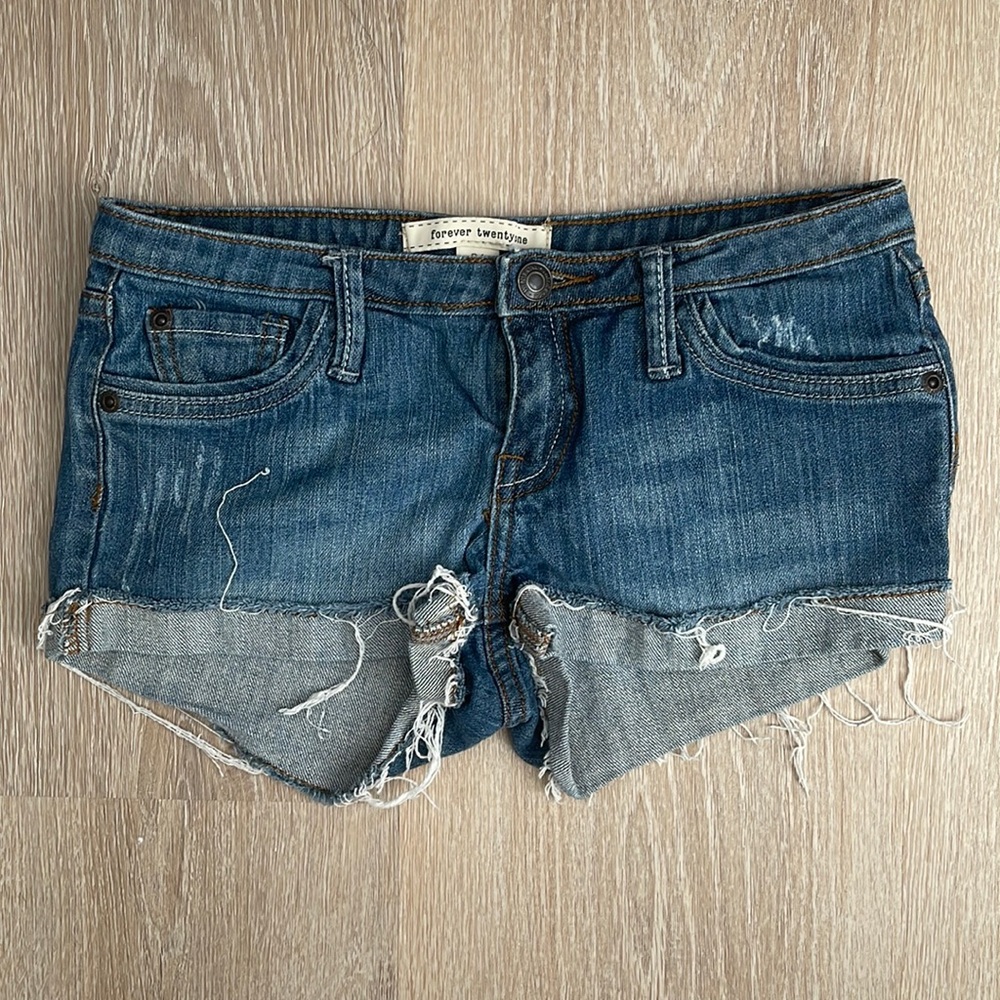 Forever 21 denim jean shorts